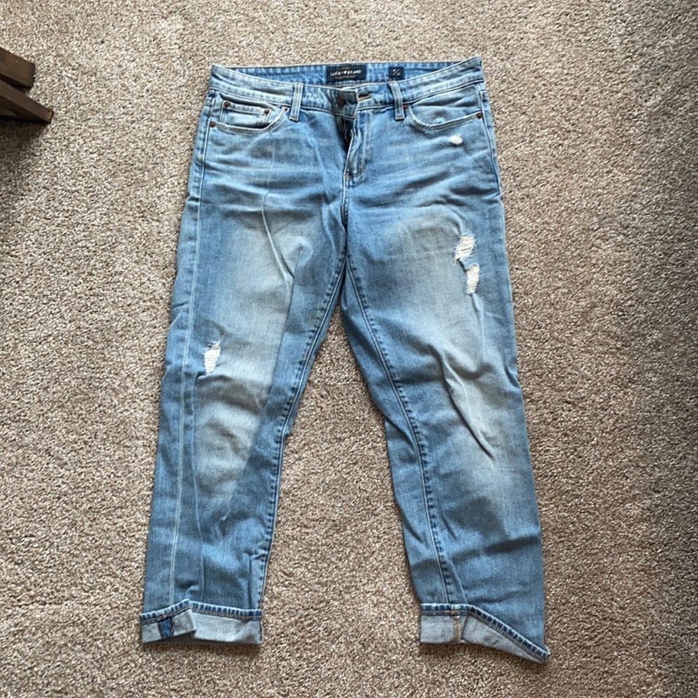 Lucky brand distressed jeans